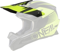 Oneal 1Series Stream Helmet Peak,  black-yellow,  black-yellow,  Size One Size