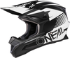 Oneal 1Series Stream Motocross Helmet,  black-white,  Size 2XL,  black-white,  Size 2XL