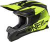 Oneal 1Series Stream Motocross Helmet,  black-yellow,  Size 2XL,  black-yellow,  Size 2XL