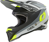 Oneal 1SRS Stream Kids Motocross Helmet,  black-grey-yellow,  Size L