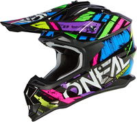 Oneal 2Series Glitch Motocross Helmet,  multicolored,  Size S for Men