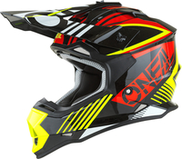 Oneal 2Series Rush V.22 Youth Motocross Helmet,  red-yellow,  Size M,  red-yellow,  Size M