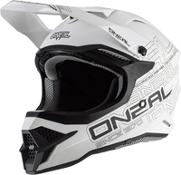Oneal 3Series Flat 2.0 Motocross Helmet,  white,  Size XS,  white,  Size XS