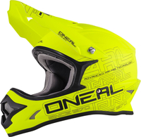 O´Neal 3SERIES Flat Motocross Helmet,  yellow,  Size L,  yellow,  Size L