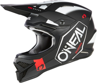 Oneal 3Series Hexx Motocross Helmet,  black-white,  Size S,  black-white,  Size S