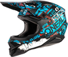 Oneal 3Series Ride Motocross Helmet,  black-blue,  Size XL,  black-blue,  Size XL