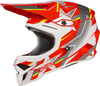 Oneal 3Series Ride Motocross Helmet,  white-red,  Size 2XL,  white-red,  Size 2XL