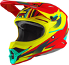 Oneal 3Series Riff 2.0 Motocross Helmet,  red-yellow,  Size S,  red-yellow,  Size S