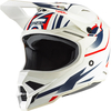 Oneal 3Series Riff 2.0 Motocross Helmet,  white-red-blue,  Size S,  white-red-blue,  Size S