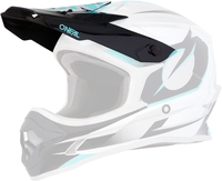 Oneal 3Series Riff Helmet Shield,  black-white,  black-white,  Size One Size