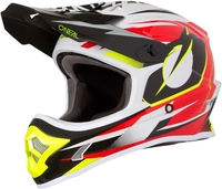 Oneal 3Series Riff Motocross Helmet,  red,  Size S,  red,  Size S