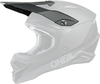 Oneal 3Series Solid Helmet Peak,  black,  black,  Size One Size