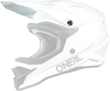 Oneal 3Series Solid Helmet Peak,  white,  white,  Size One Size