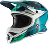 Oneal 3Series Stardust Motocross Helmet,  green-blue,  Size XL,  green-blue,  Size XL