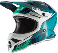 Oneal 3Series Stardust Motocross Helmet,  green-blue,  Size XL,  green-blue,  Size XL