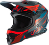 Oneal 3Series Triz Motocross Helmet,  red-green,  Size S,  red-green,  Size S
