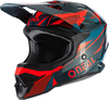 Oneal 3Series Triz Motocross Helmet,  red-green,  Size XS,  red-green,  Size XS