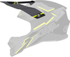 Oneal 3Series Voltage Helmet Peak,  black-yellow,  black-yellow,  Size One Size