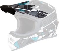 Oneal 3Series Zen Helmet Shield,  black-white,  black-white,  Size One Size