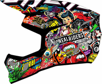 Oneal 3SRS Crank multicoloured Kids Motocross Helmet,  multicolored,  Size L