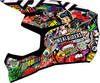 Oneal 3SRS Crank multicoloured Motocross Helmet,  multicolored,  Size M for Men