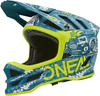 Oneal Blade Polyacrylite HR Downhill Helmet,  green-yellow,  Size S,  green-yellow,  Size S