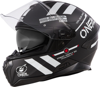 Oneal Challenger Warhawk Helmet,  black-white,  Size XS