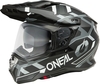 Oneal D-SRS Square V.25 Motocross Helmet,  black-grey-white,  Size XS for Men