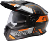 Oneal DSeries Square Motocross Helmet,  black-orange,  Size XL,  black-orange,  Size XL