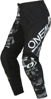 Oneal Element Attack Motocross Pants,  black-white,  Size 42,  black-white,  Size 42