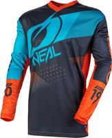 Oneal Element Factor Youth Motocross Jersey,  grey-orange,  Size L,  grey-orange,  Size L