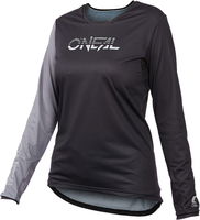 Oneal Element FR Hybrid Ladies Bicycle Jersey,  black-grey,  Size S,  black-grey,  Size S for Women
