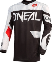 Oneal Element Racewear Motocross Jersey,  black-white,  Size 2XL,  black-white,  Size 2XL