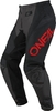 Oneal Element Racewear Motocross Pants,  black-grey-red,  Size 30