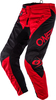 Oneal Element Racewear RW Motocross Pants,  black-red,  Size 30,  black-red,  Size 30