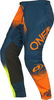 Oneal Element Racewear V.22 Motocross Pants,  blue-orange,  Size 36,  blue-orange,  Size 36