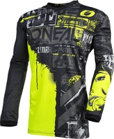Oneal Element Ride Motocross Jersey,  black-yellow,  Size 2XL,  black-yellow,  Size 2XL