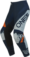 Oneal Element Shocker Motocross Pants,  blue-orange,  Size 40,  blue-orange,  Size 40