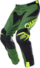 O´Neal Mayhem Lite Blocker Motocross Pants,  green,  Size 30,  green,  Size 30