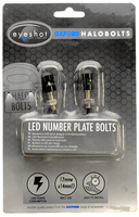 Oxford Halo LED Number Plate Lighting,  black,  black,  Size One Size