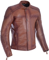 Oxford Hampton Motorcycle Leather Jacket,  brown,  Size S,  brown,  Size S