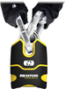 Oxford Hardcore XC13 Chain Padlock,  black,  Size 150 cm for Men
