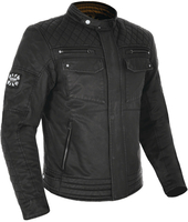 Oxford Hardy Wax Motorcycle Textile Jacket,  black,  Size XL,  black,  Size XL
