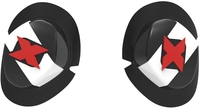 Oxford Icon Knee Sliders,  black-white,  black-white,  Size One Size