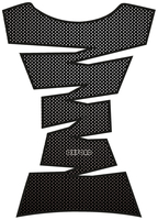 Oxford Jagged Tank Pad,  carbon,  carbon,  Size One Size