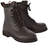 Oxford Magdalen Ladies Motorcycle Boots,  brown,  Size 36 for Women,  brown,  Size 36 for Women