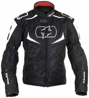 Oxford Melbourne 2.0 Air Motorcycle Textile Jacket,  black-white,  Size 3XL,  black-white,  Size 3XL