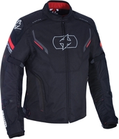 Oxford Melbourne 3.0 Motorcycle Textile Jacket,  black-red,  Size M,  black-red,  Size M