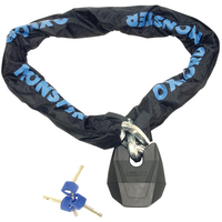 Oxford Monster XL Chain Lock,  black,  Size 120 cm,  black,  Size 120 cm