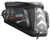 Oxford X20 Adventure Quick Release Tank Bag,  black,  black,  Size One Size